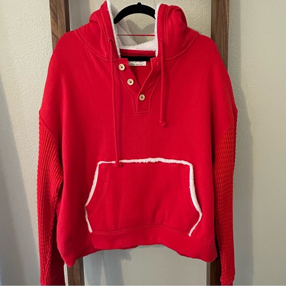 Free People Cozy Time Hoodie-Large - Picture 2 of 5